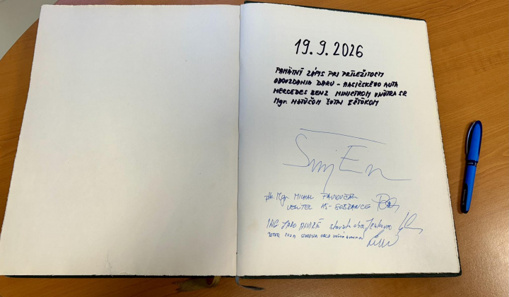 Odovzdanie hasičského auta 2026